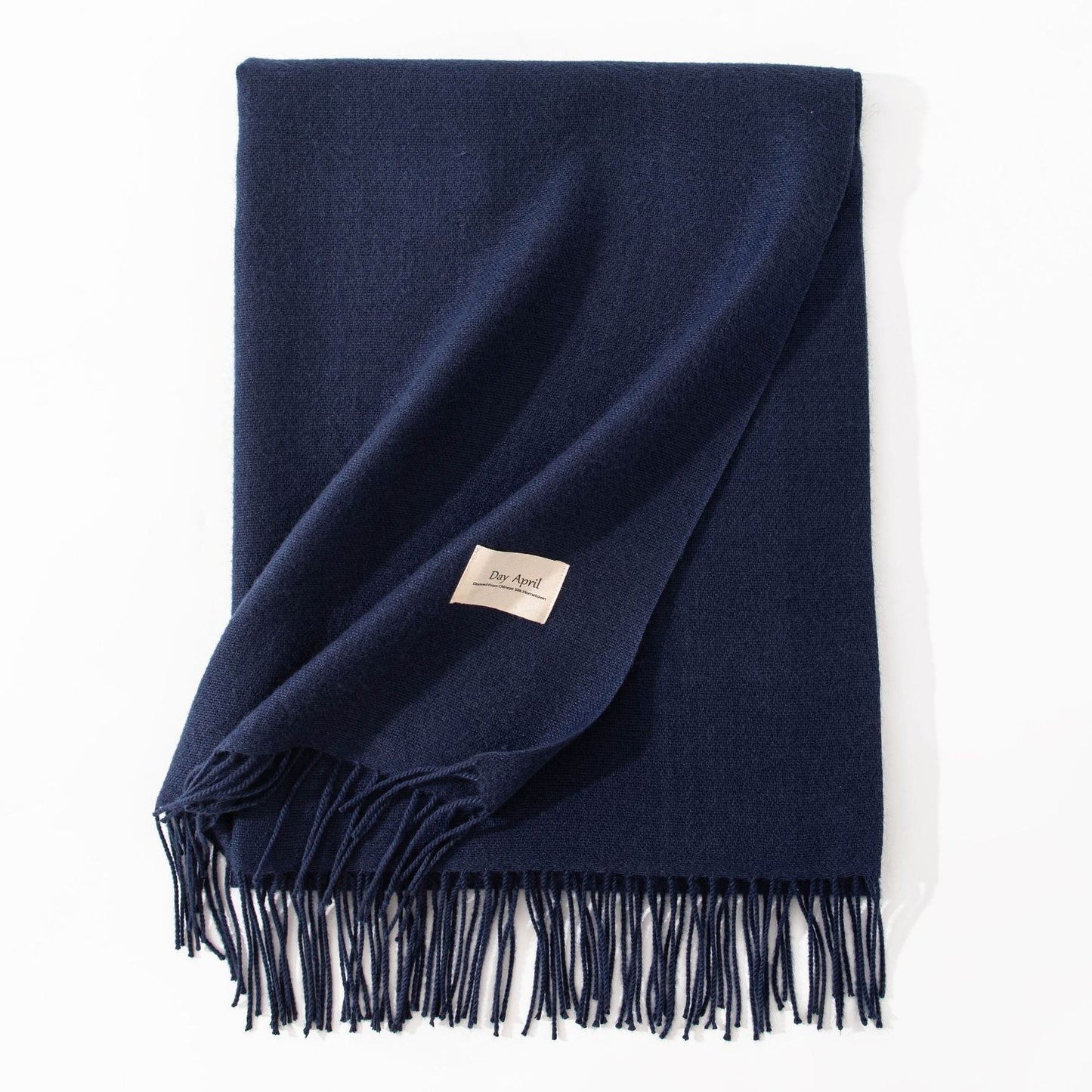 Cashmere-Feel Winter Shawl