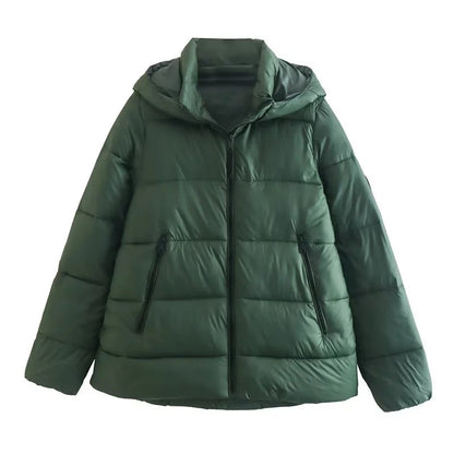 Hooded A-Line Coat