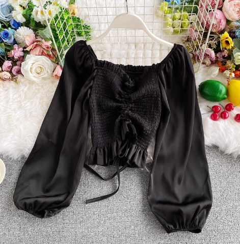 Chiffon Bubble Blouse