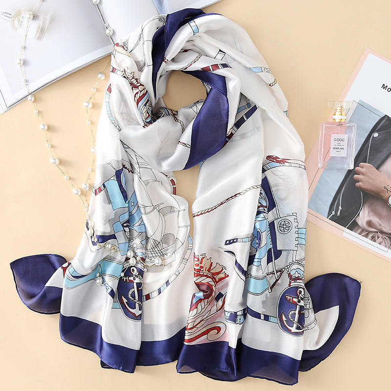 Floral Silk Shawl