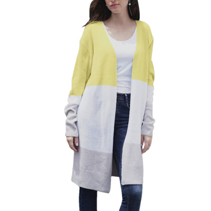 Long Striped Cardigan