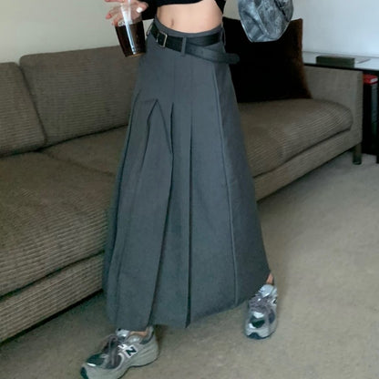 Autumn Pleated Skirt