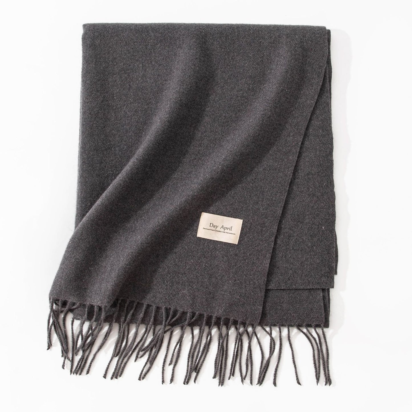 Cashmere-Feel Winter Shawl