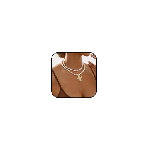 Gold Cross Necklace