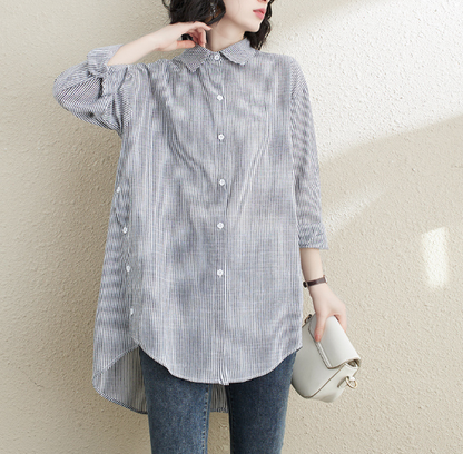 Striped Loose Blouse