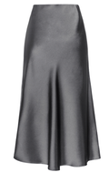 Satin Midi Skirt