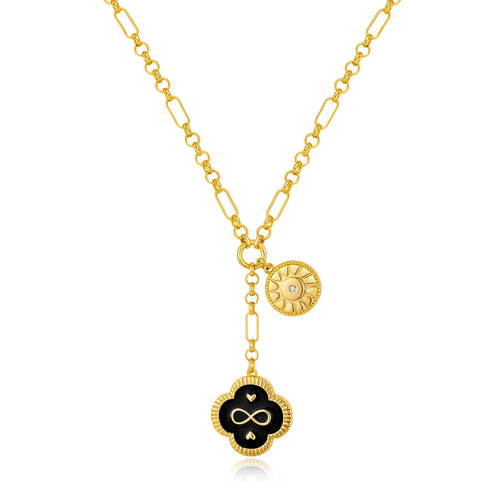 Gold Leaf Pendant Necklace