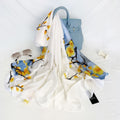 Silk-Blend Wrap Scarf
