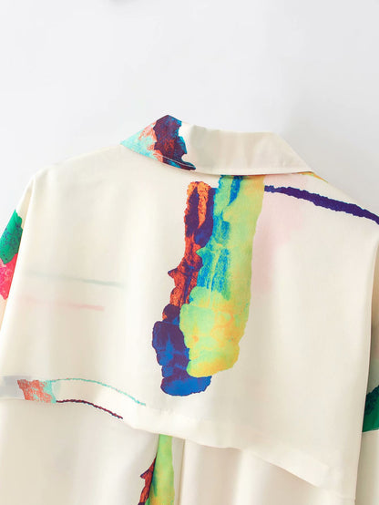 Oversized Cream Blouse