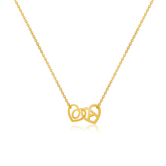 Gold Initial Necklace