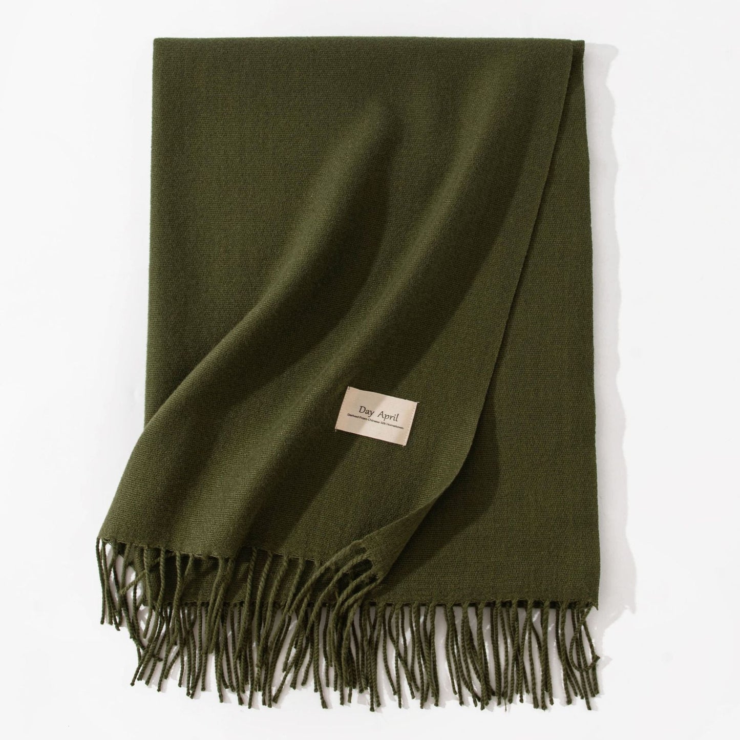 Cashmere-Feel Winter Shawl