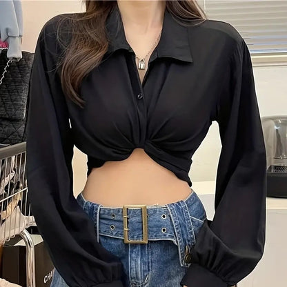 Off-Shoulder Red Blouse