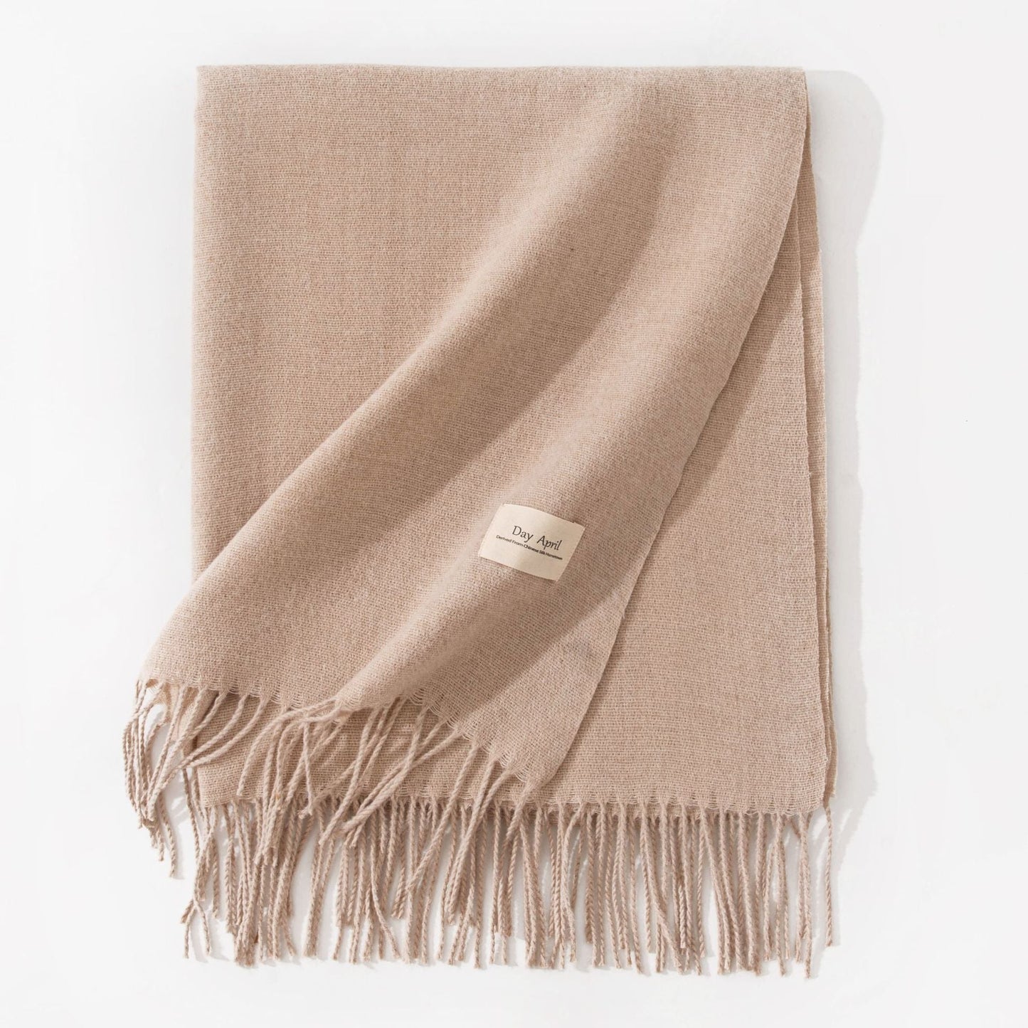 Cashmere-Feel Winter Shawl