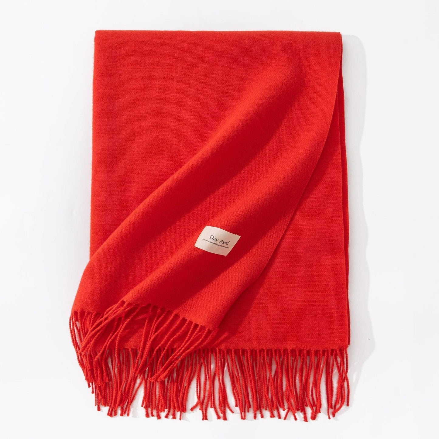 Cashmere-Feel Winter Shawl