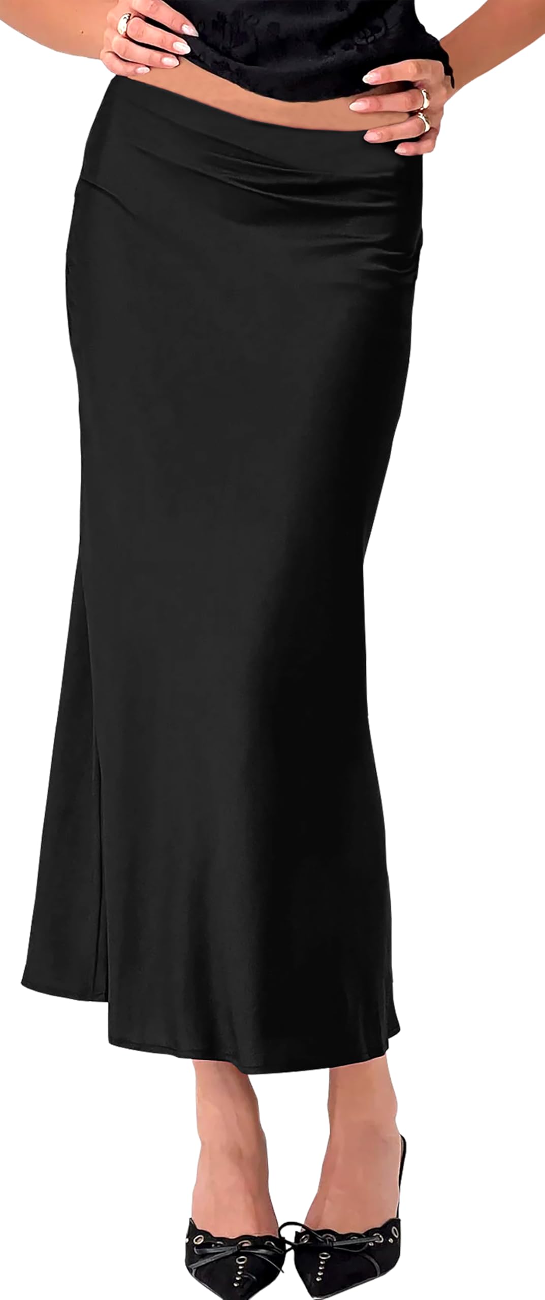 Satin Cocktail Skirt