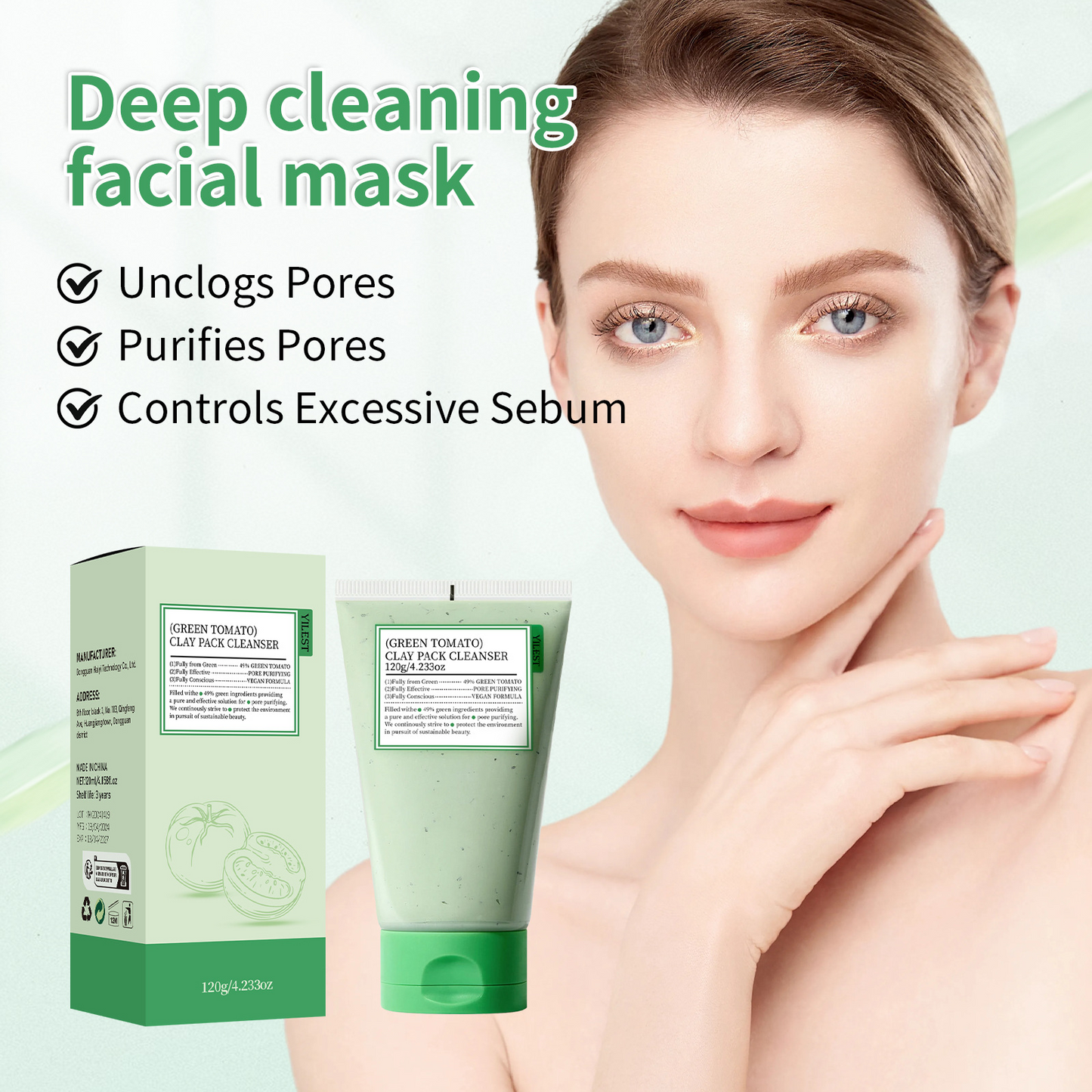 Green Tomato Clarifying Mud Mask