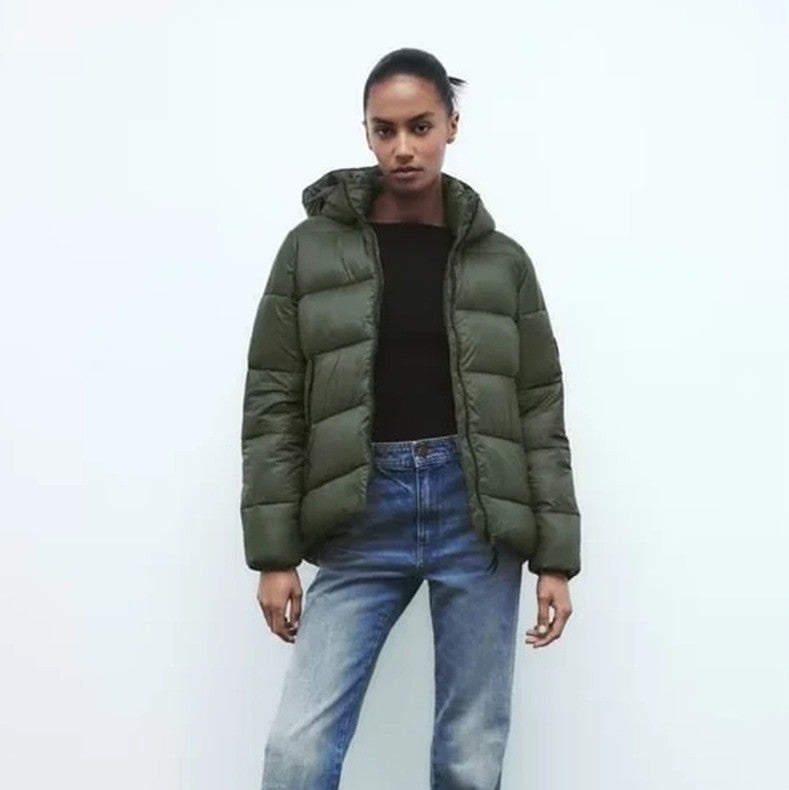 Hooded A-Line Coat