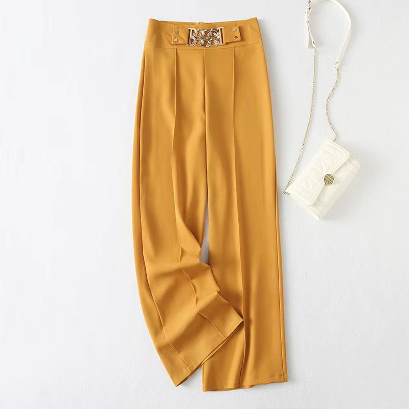 High-Waist Wide Pants