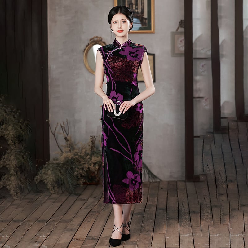 Velvet Slim Dress