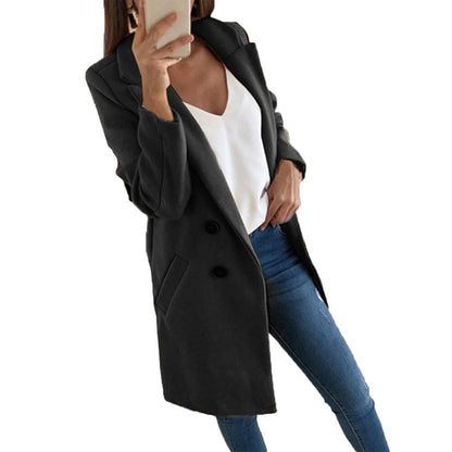 Buttoned Wool Coat