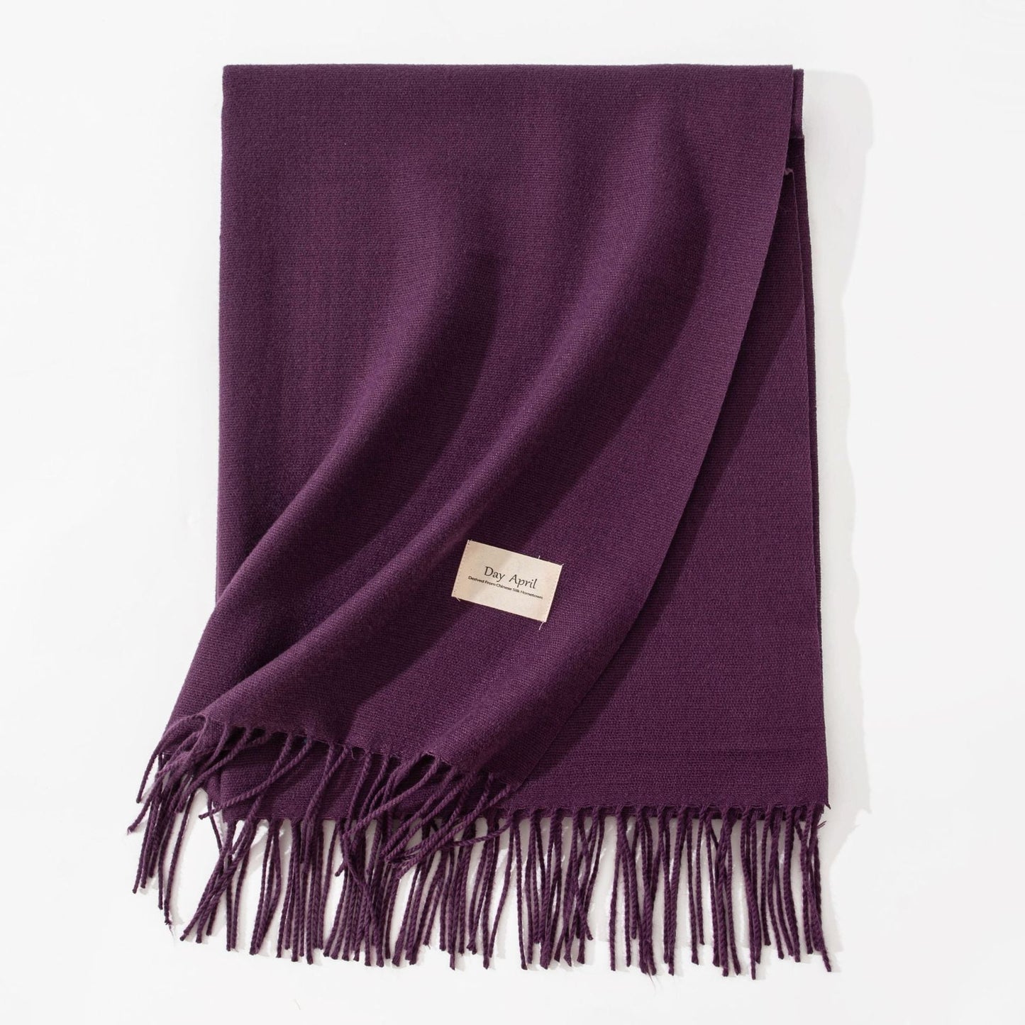 Cashmere-Feel Winter Shawl