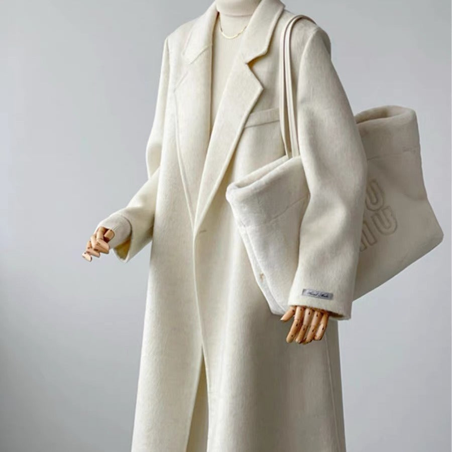 Mid-Length Wool Coat