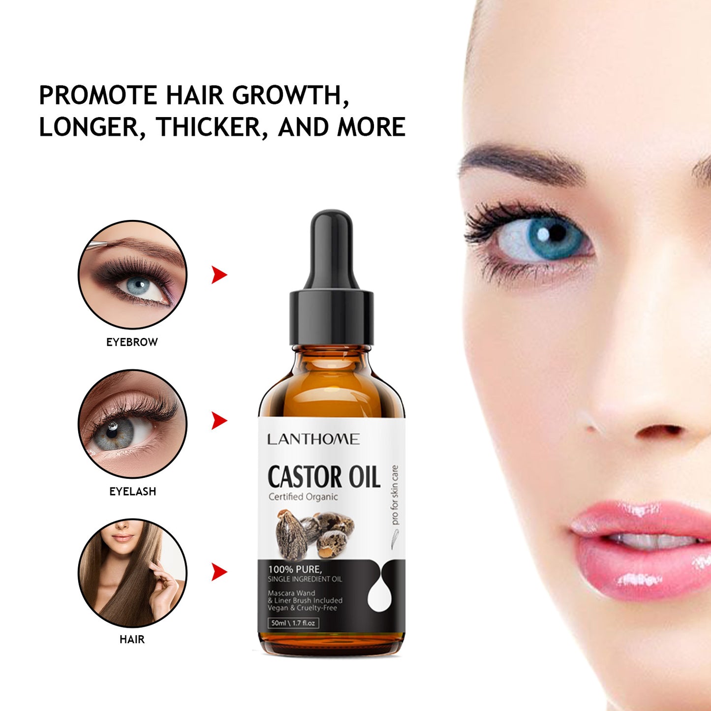 Castor Oil Lash & Brow Serum