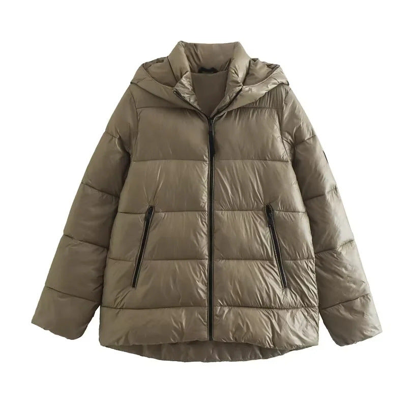 Hooded A-Line Coat