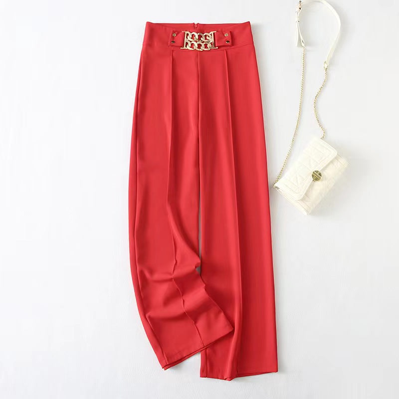 High-Waist Wide Pants