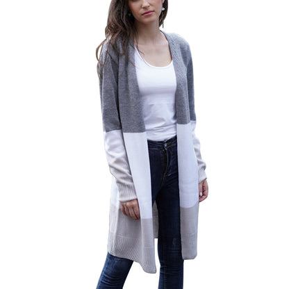 Long Striped Cardigan