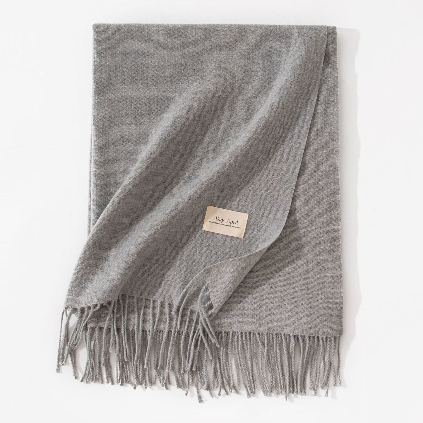Cashmere-Feel Winter Shawl