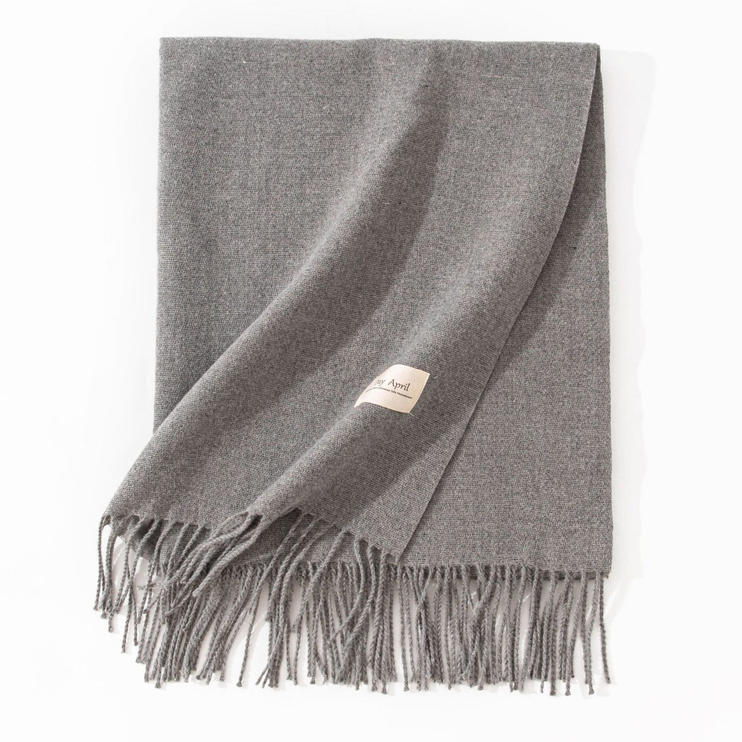 Cashmere-Feel Winter Shawl