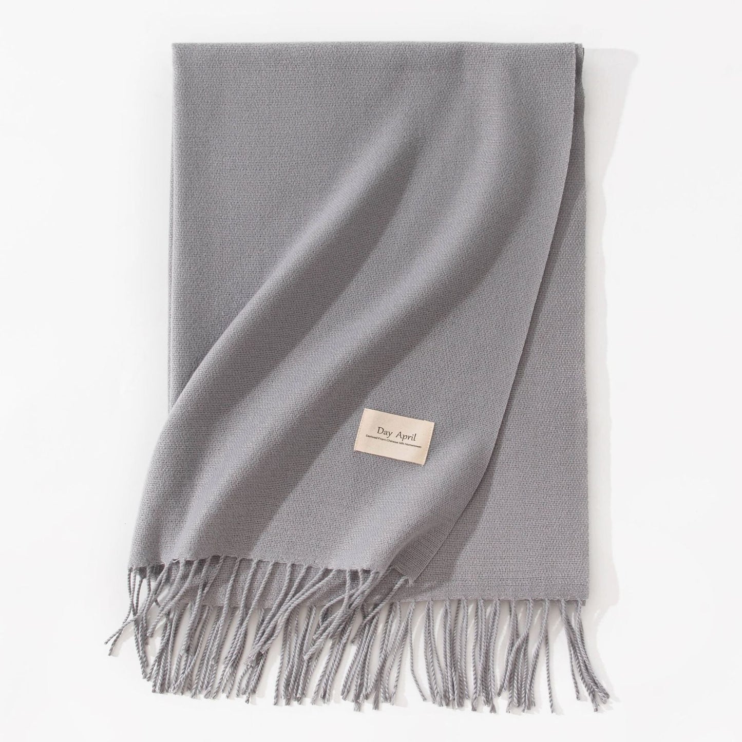 Cashmere-Feel Winter Shawl