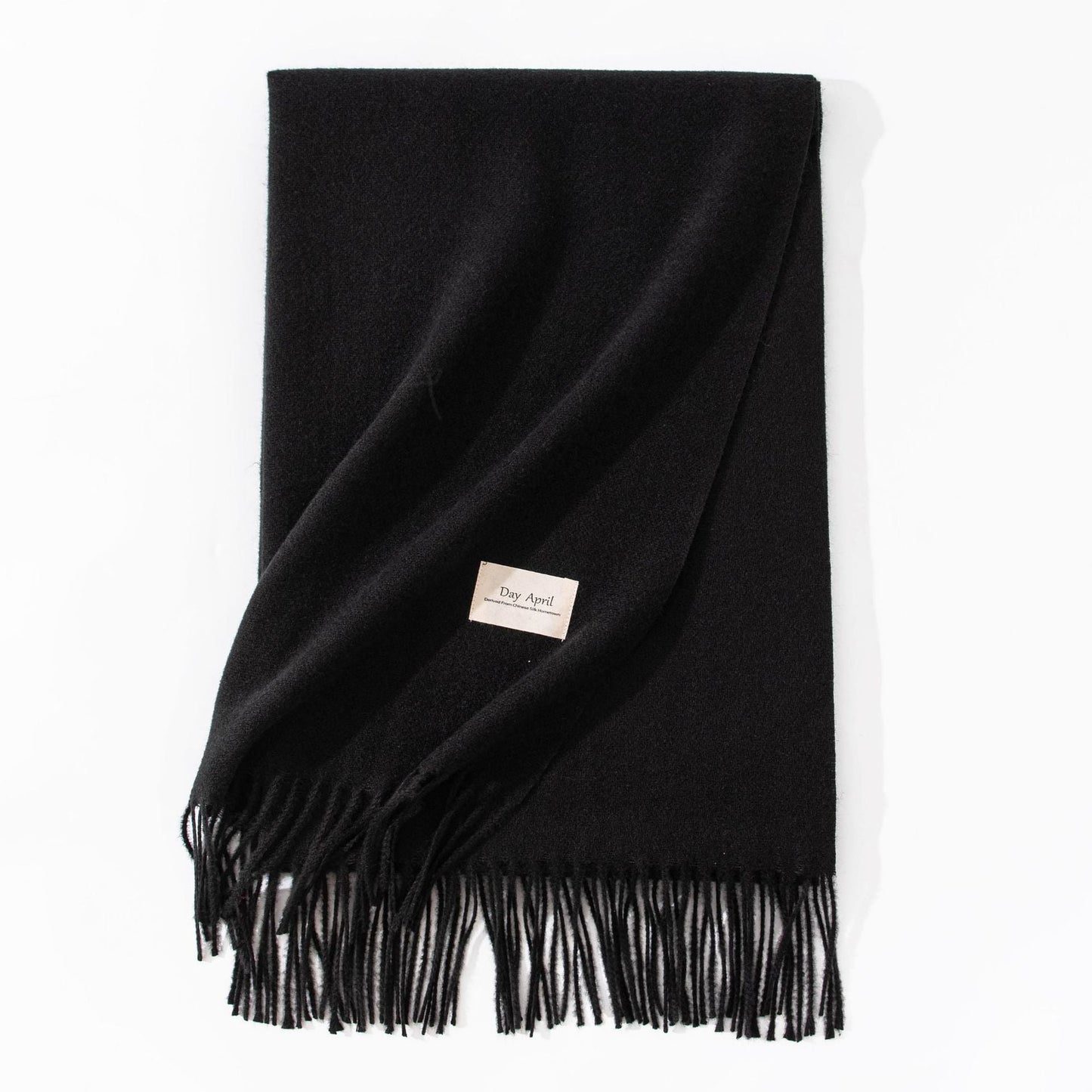 Cashmere-Feel Winter Shawl