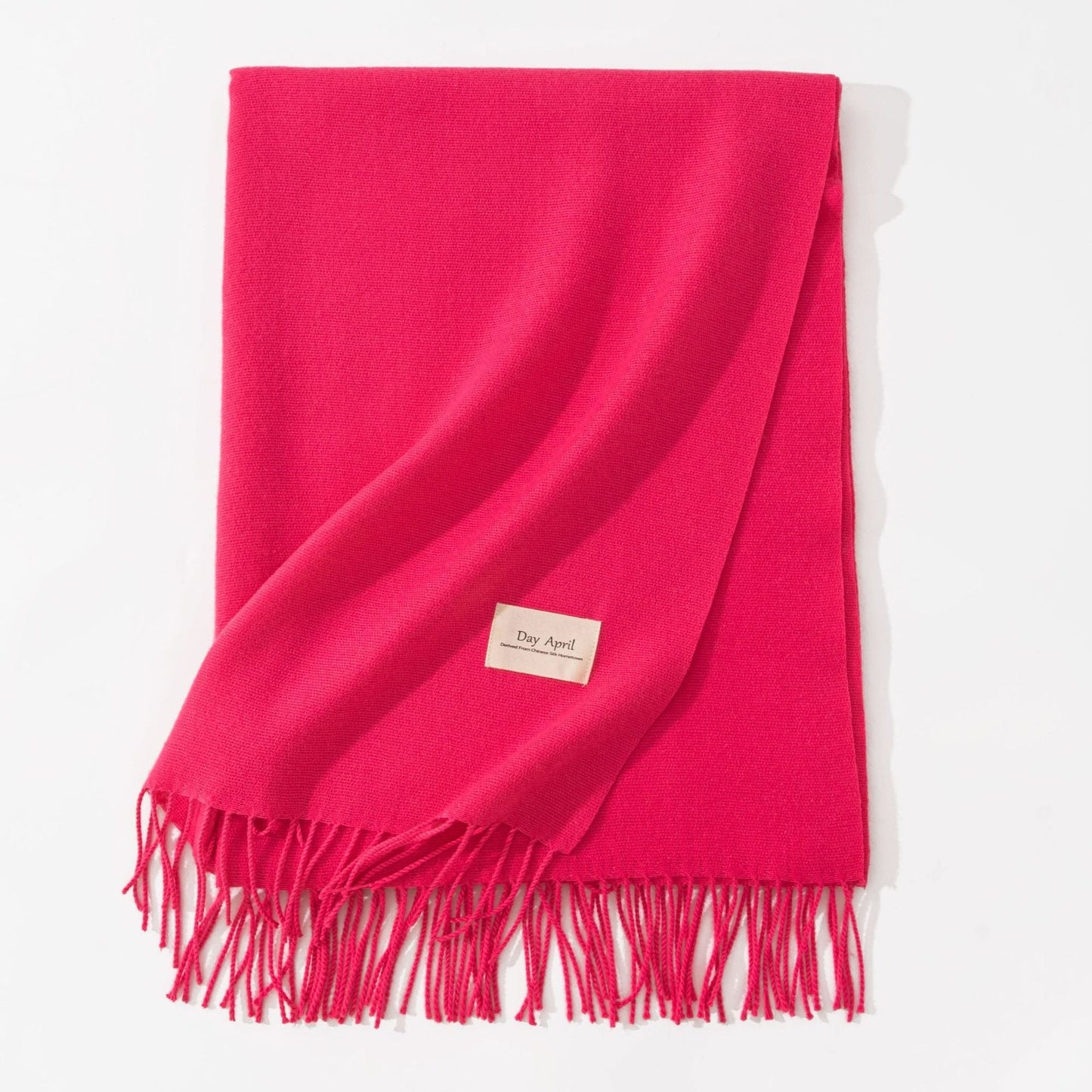 Cashmere-Feel Winter Shawl