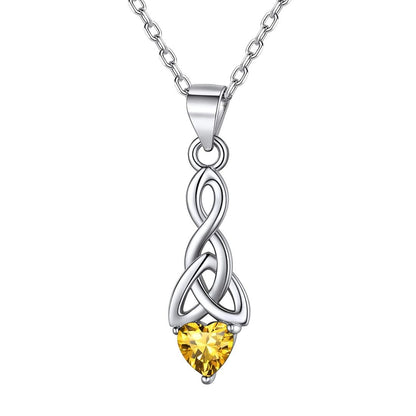 Topaz Birthstone Necklace