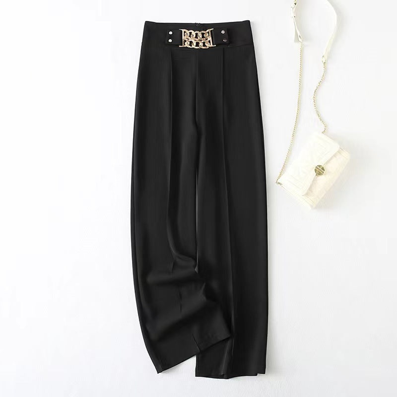 High-Waist Wide Pants