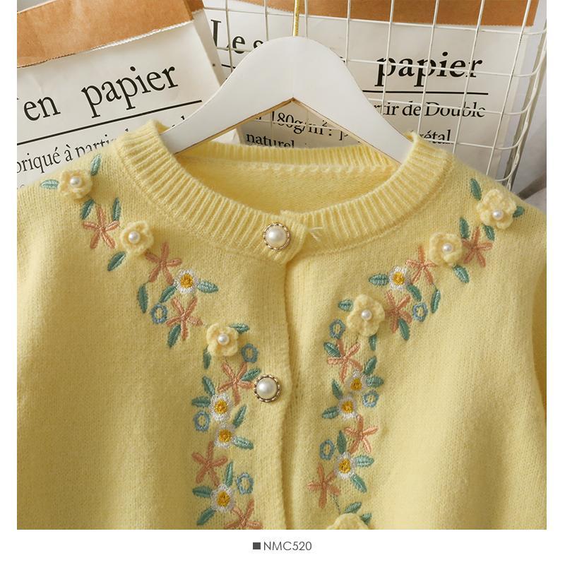 Floral Embroidered Cardigan