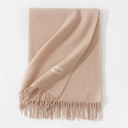 Cashmere-Feel Winter Shawl