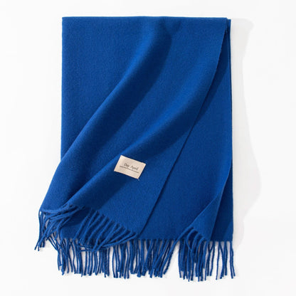 Cashmere-Feel Winter Shawl