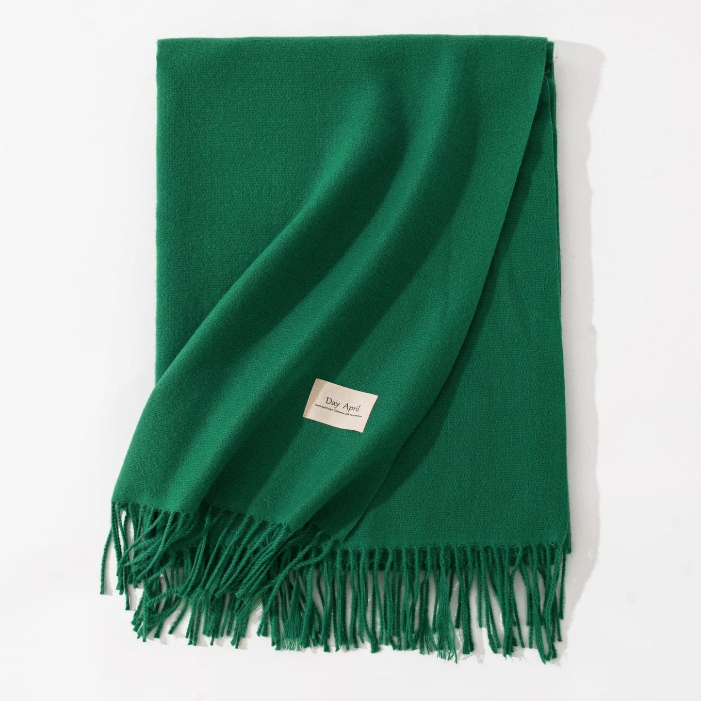 Cashmere-Feel Winter Shawl