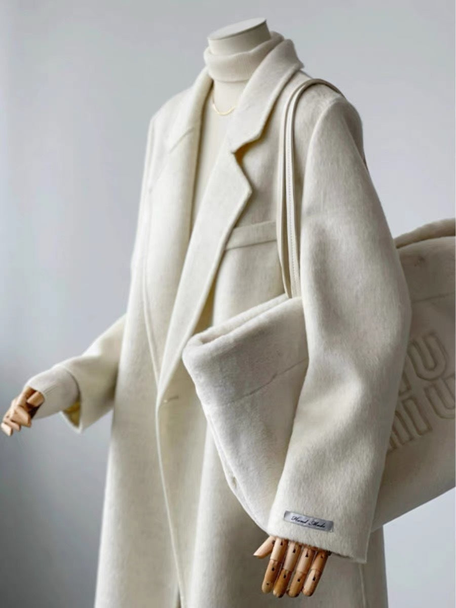 Mid-Length Wool Coat