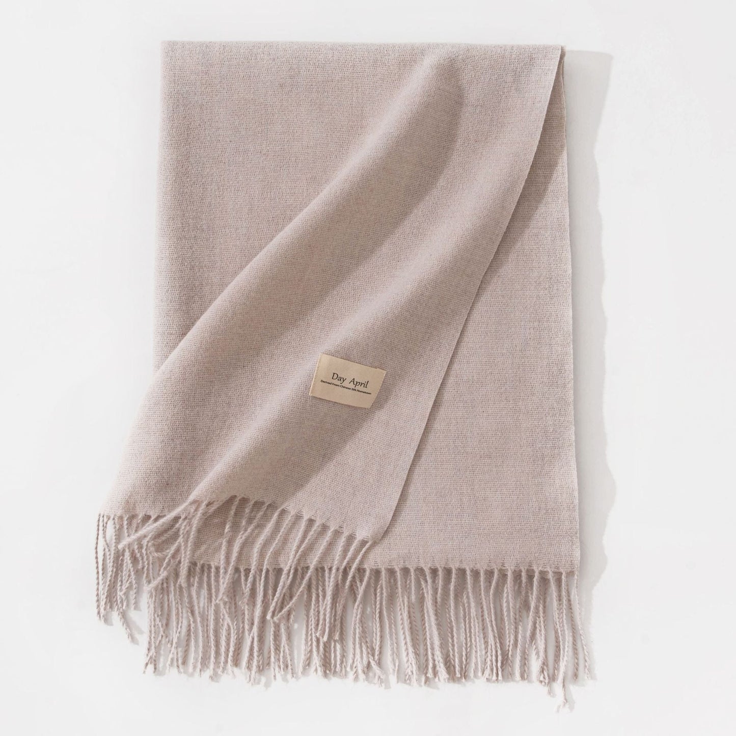 Cashmere-Feel Winter Shawl