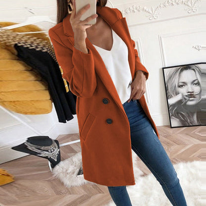 Buttoned Wool Coat