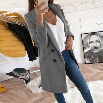 Buttoned Wool Coat
