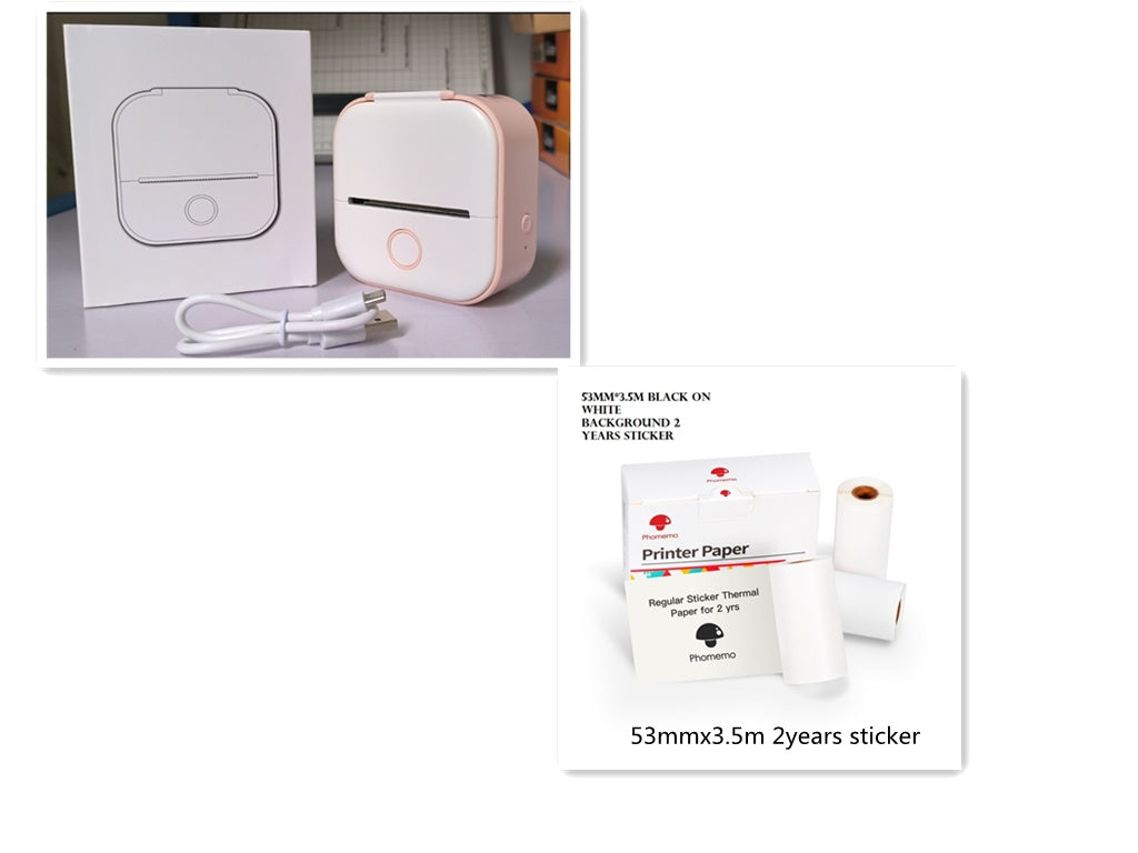 Mini Bluetooth Thermal Label Printer