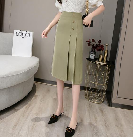 Feminine High-Waist Skirt