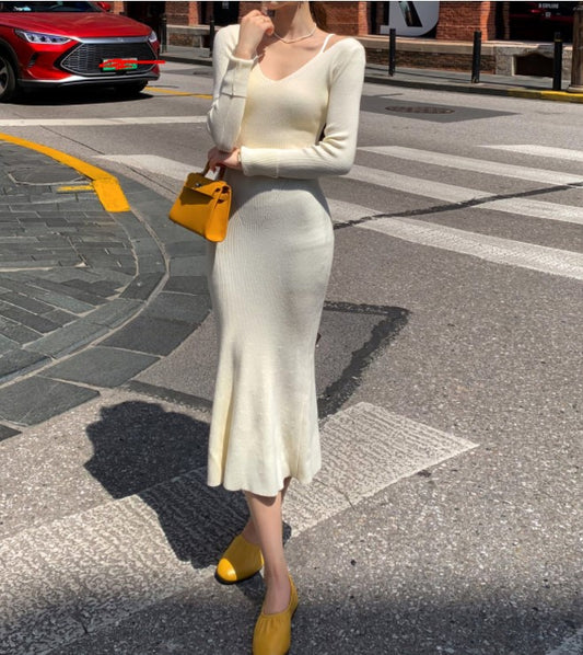 Purple Sheath Dress