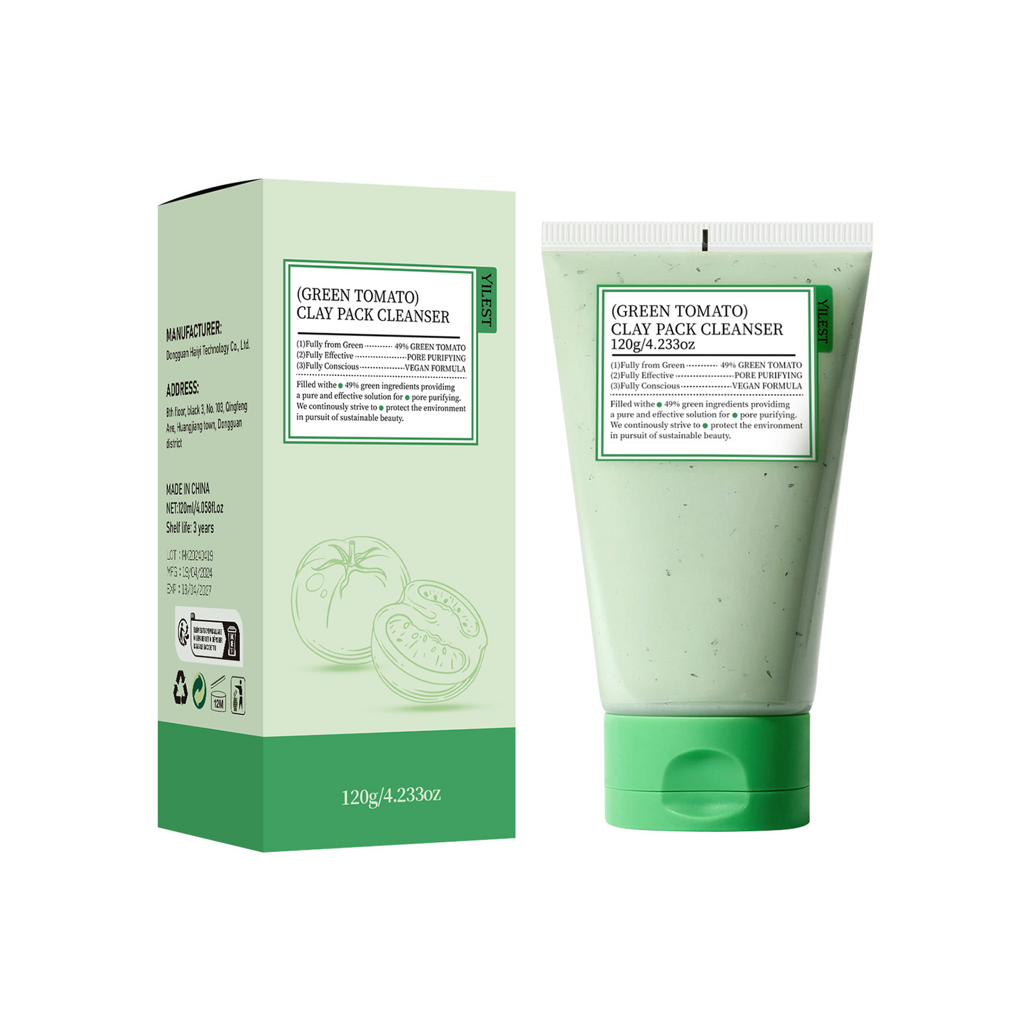 Green Tomato Clarifying Mud Mask