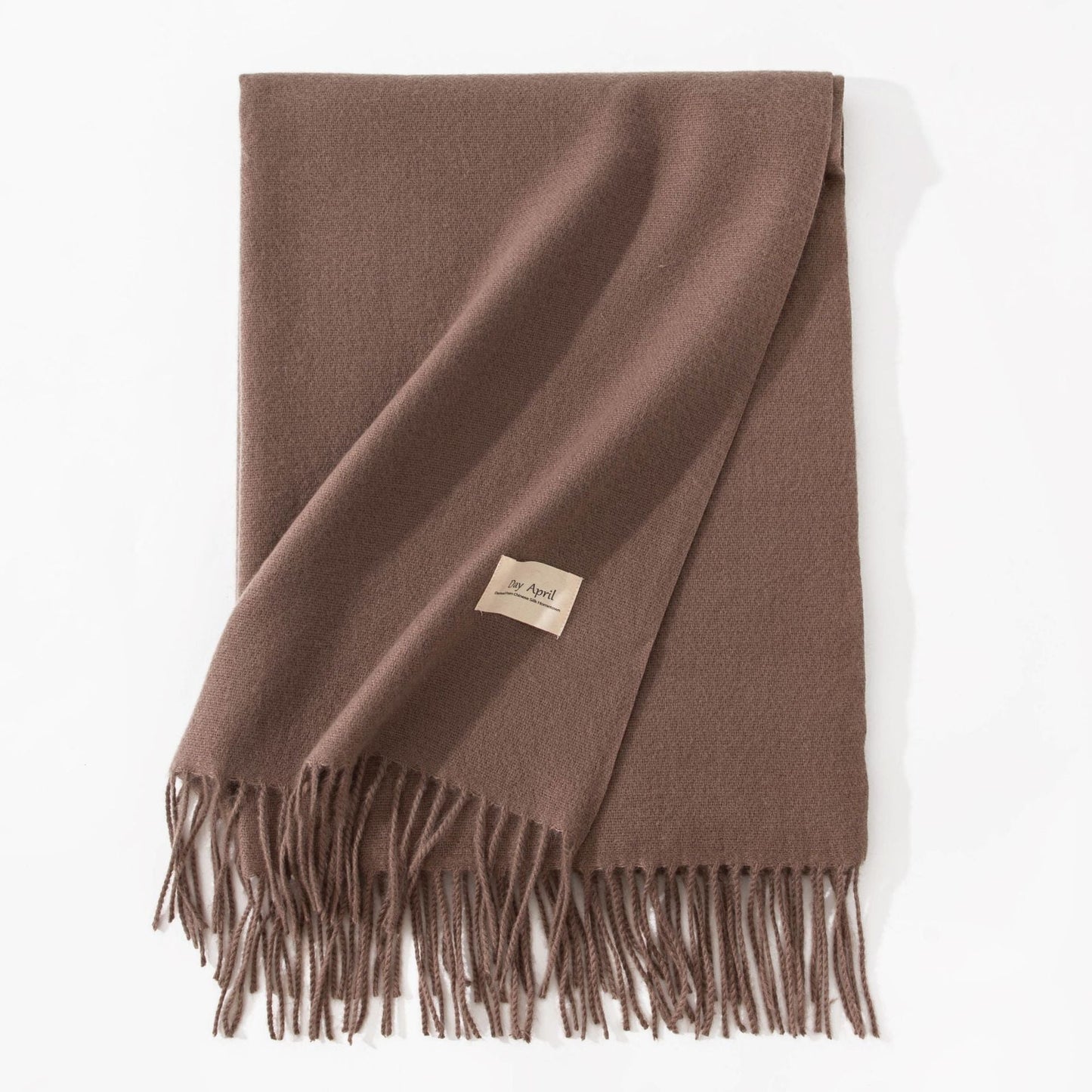 Cashmere-Feel Winter Shawl